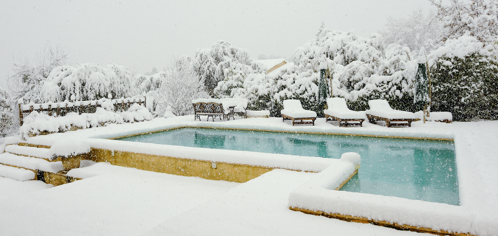 piscina in svernamento attivo