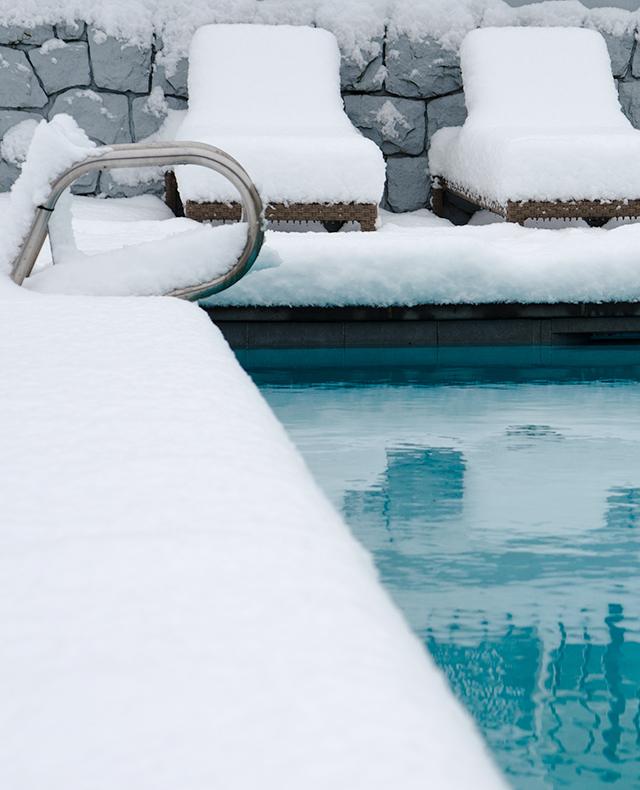 piscine en hiver