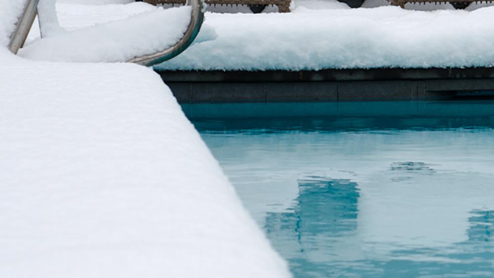 piscine en hiver